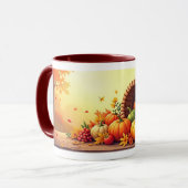 Herbstliche Fülle Tasse (Vorderseite Links)