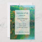 Herbstliche Gedenkfeier am See Einladung (Vorderseite)