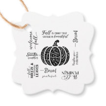 Herbstliche Geschenkanhänger & Geschenkeinschläge