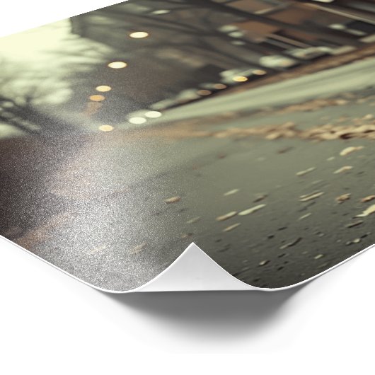 Herbstliche Gestaltung Fotodruck (Ecke)