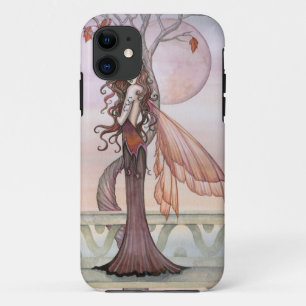 Herbstliche gothische Fantasy-Kunst der Fee iPhone 11 Hülle