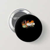 Herbstliche Halloween-Design Angepasst Button (Vorne & Hinten)