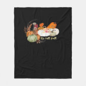 Herbstliche Halloween-Design Angepasst Fleecedecke (Vorderseite)