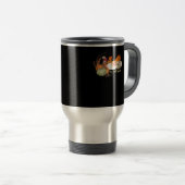 Herbstliche Halloween-Design Angepasst Reisebecher (VorderseiteRechts)