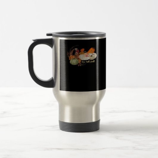 Herbstliche Halloween-Design Angepasst Reisebecher (Links)