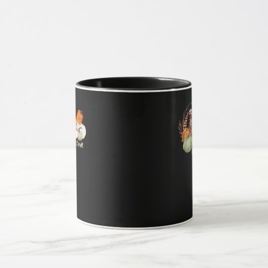 Herbstliche Halloween-Design Angepasst Tasse (Zentrum)