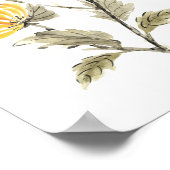 Herbstliche Harmonie Poster (Ecke)