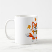 Herbstliche Herbstfox-Tasse Kaffeetasse (Links)