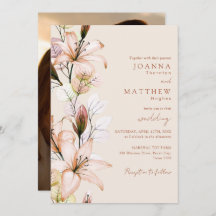 Herbstliche Herbsthochzeit Boho Rustikales Foto