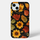 Herbstliche Herbstlaube Blume gebrannt orange Case-Mate iPhone Hülle (Rückseite)