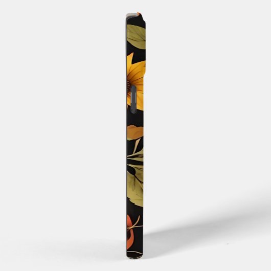 Herbstliche Herbstlaube Blume gebrannt orange Case-Mate iPhone Hülle (Rückseite / Rechts)