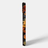 Herbstliche Herbstlaube Blume gebrannt orange Case-Mate iPhone Hülle (Rückseite / Links)