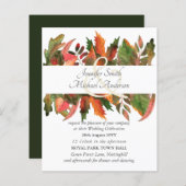 Herbstliche Herbstlaube Hochzeitsfeiern (Vorne/Hinten)