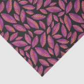 Herbstliche Herbstlaube Lila und schwarz Seidenpapier (Detail)