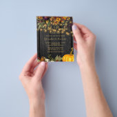 Herbstliche Herbsttagung der Baby-Dusche Flyer (Gruppe)