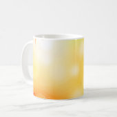 Herbstliche Hintergrundfarbe bukee fallen Natur Kaffeetasse (Vorderseite Links)