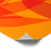 Herbstliche Hintergrundfarbe bukee fallen Natur Poster (Ecke)