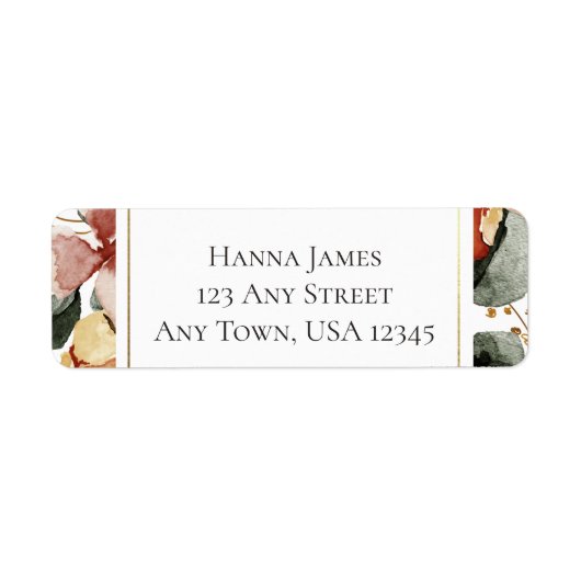 Herbstliche Hochzeit der Wasserfarben (Vorne)