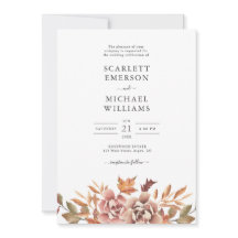 Herbstliche Hochzeit der Wasserfarben