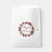 Herbstliche Hochzeit der Wasserfarben Geschenktütchen (Vorderseite)