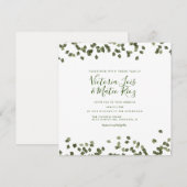 Herbstliche Hochzeit fallende Blätter rustikale Ho (Vorne/Hinten)