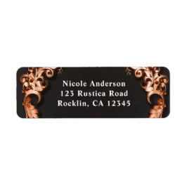 Herbstliche Hochzeit im Herbst Orange Blume Elegan