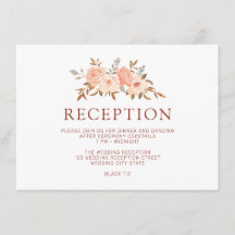 Herbstliche Hochzeitsempfehlung mit Aquarell