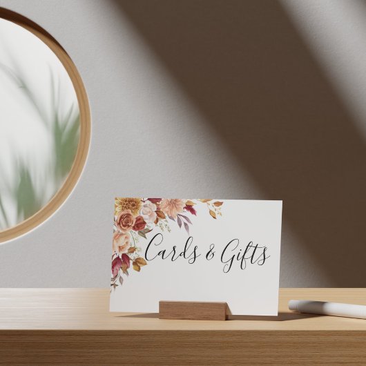 Herbstliche Hochzeitskarten und Geschenke für Wass Poster