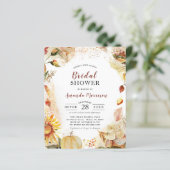 Herbstliche Hochzeitssonne Sonnenblumen Brautparty (Stehend Vorderseite)