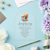 Herbstliche Kaffeebrautparty Acryleinladungen (Insitu (Hochzeit))