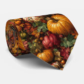 Herbstliche Kürbis-Halskrawatte Krawatte (Gerollt)