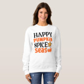 Herbstliche Kürbisgewürz-Saison Sweatshirt (Vorne ganz)