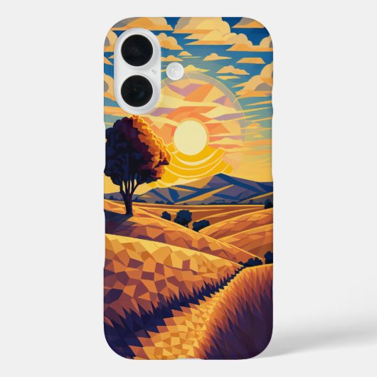 Herbstliche Landschaft Case-Mate iPhone Hülle (Rückseite)
