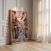 Herbstliche Landschaft Impressionistischer Leinwan Poster