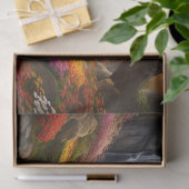 Herbstliche Landschaft Wasserfall im Park Seidenpapier (Geschenk)