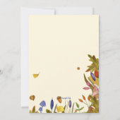 Herbstliche Lebendigkeit Einladung (Rückseite)