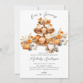 Herbstliche Liebe bridal Brunch Einladung (Vorderseite)