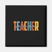 Herbstliche Liebe der Bildung Lead Teacher Herbst Magnet (Vorne)