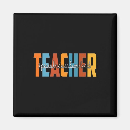 Herbstliche Liebe der Bildung Lead Teacher Herbst Magnet (Vorne)