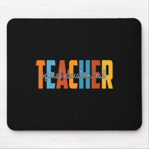 Herbstliche Liebe der Bildung Lead Teacher Herbst Mousepad