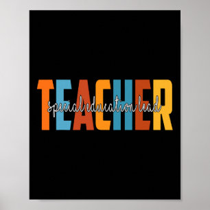Herbstliche Liebe der Bildung Lead Teacher Herbst Poster