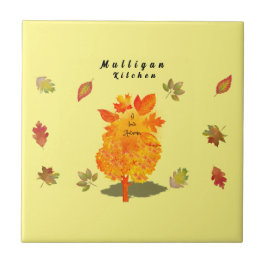 Herbstliche Liebe Fliese