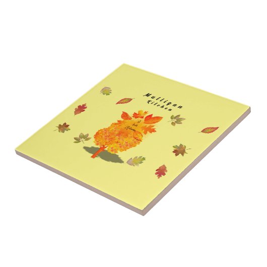 Herbstliche Liebe Fliese (Seite)