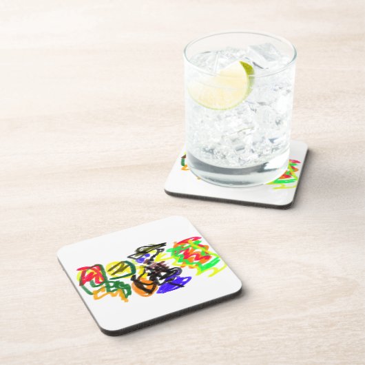 Herbstliche Liebe Getränkeuntersetzer (Rechte Seite)