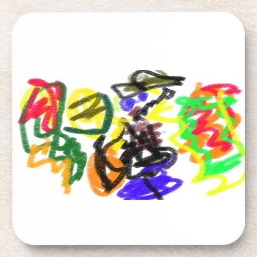 Herbstliche Liebe Getränkeuntersetzer (Vorderseite)