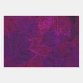 Herbstliche Lila rosa Neon Dunkle Ahorn Blätter (Vorderseite 3)