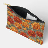 Herbstliche Make-up-Tasche mit Blumenmuster Zubehörtasche (Offen)