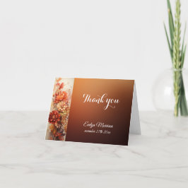 Herbstliche Niedliche Gnome Herbstlaub Geburtstag Dankeskarte