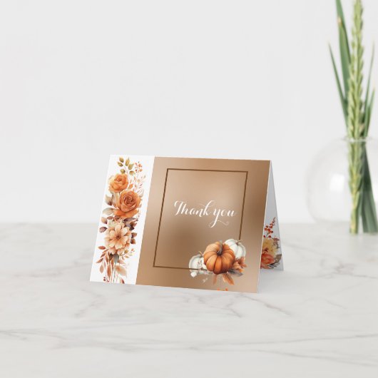 Herbstliche Niedliche Gnome Herbstlaub Geburtstag Einladung (Vorderseite)