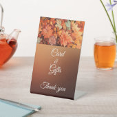 Herbstliche Niedliche Gnome Herbstlaub Geburtstag Sockelschild (In SItu)